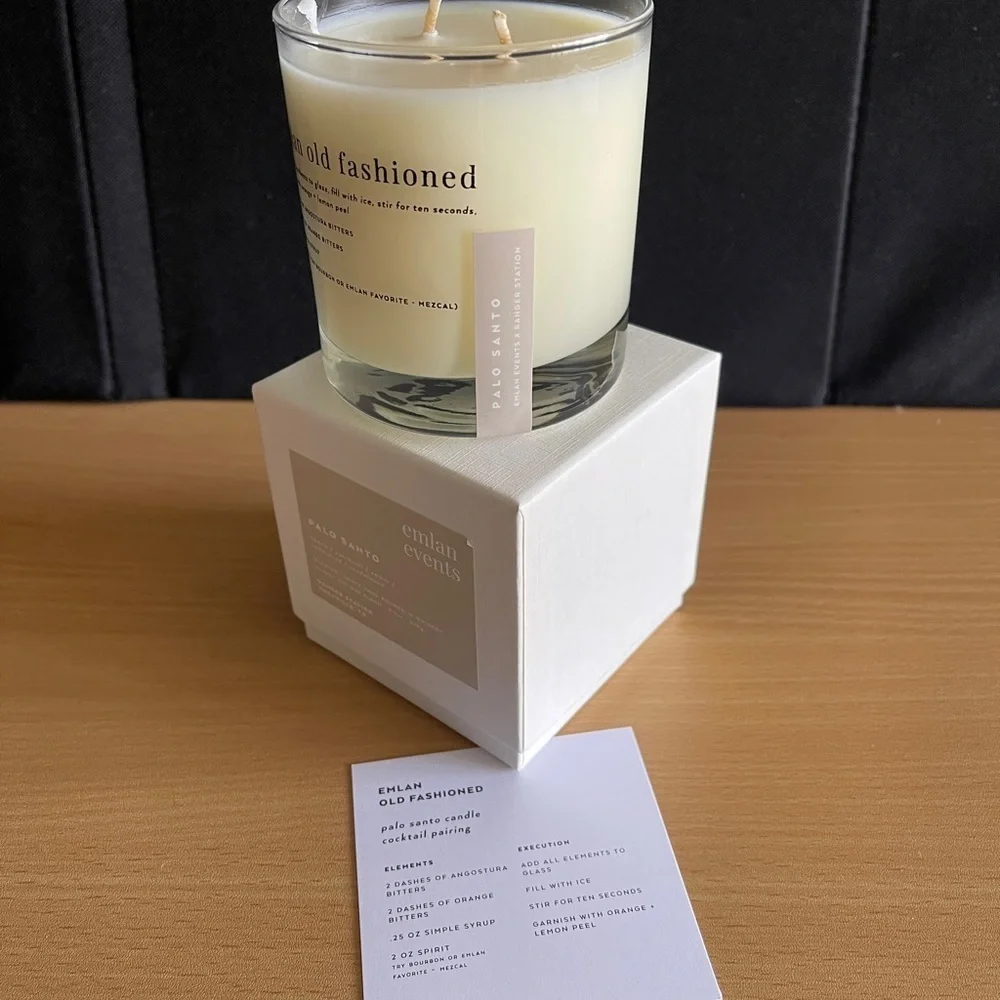 NIB Palo Sanyo Old Fashioned Scented Candle